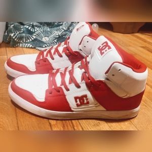 Men's Red & White DCs
